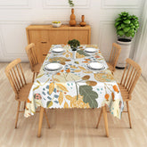 Lofaris Cute Ladybug and Leaf Tablecloth Colorful Insect Garden Theme for Kids Birthday Party or Spring Picnic